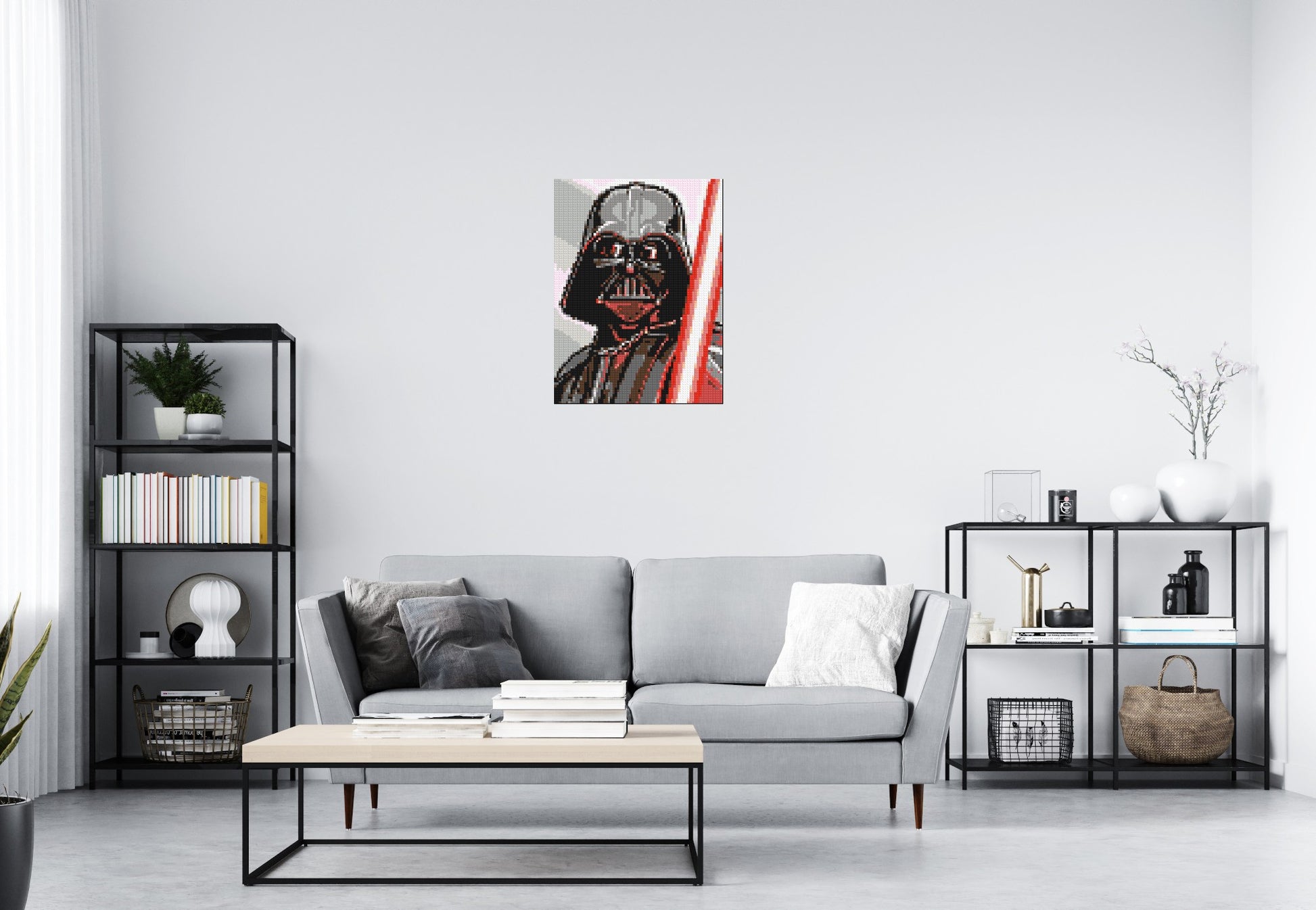 Darth Vader - Brick Art Mosaic Kit 3x4 scene