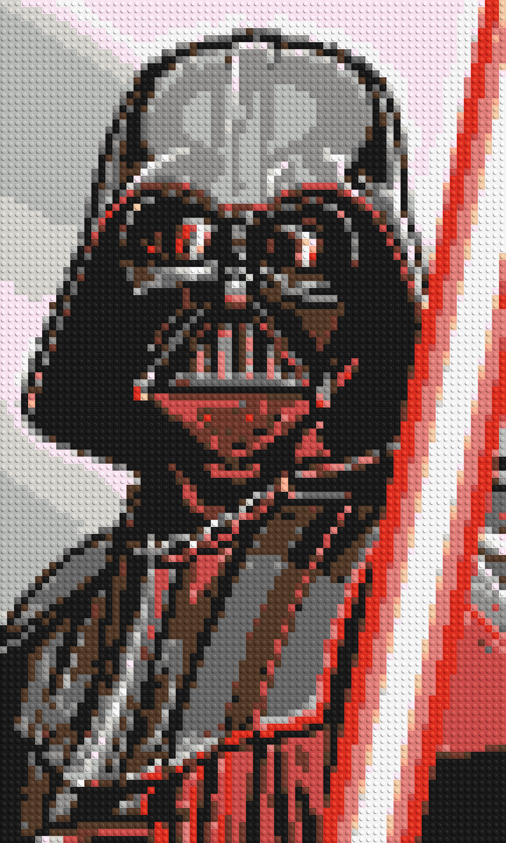 Darth Vader - Brick Art Mosaic Kit 3x5 large