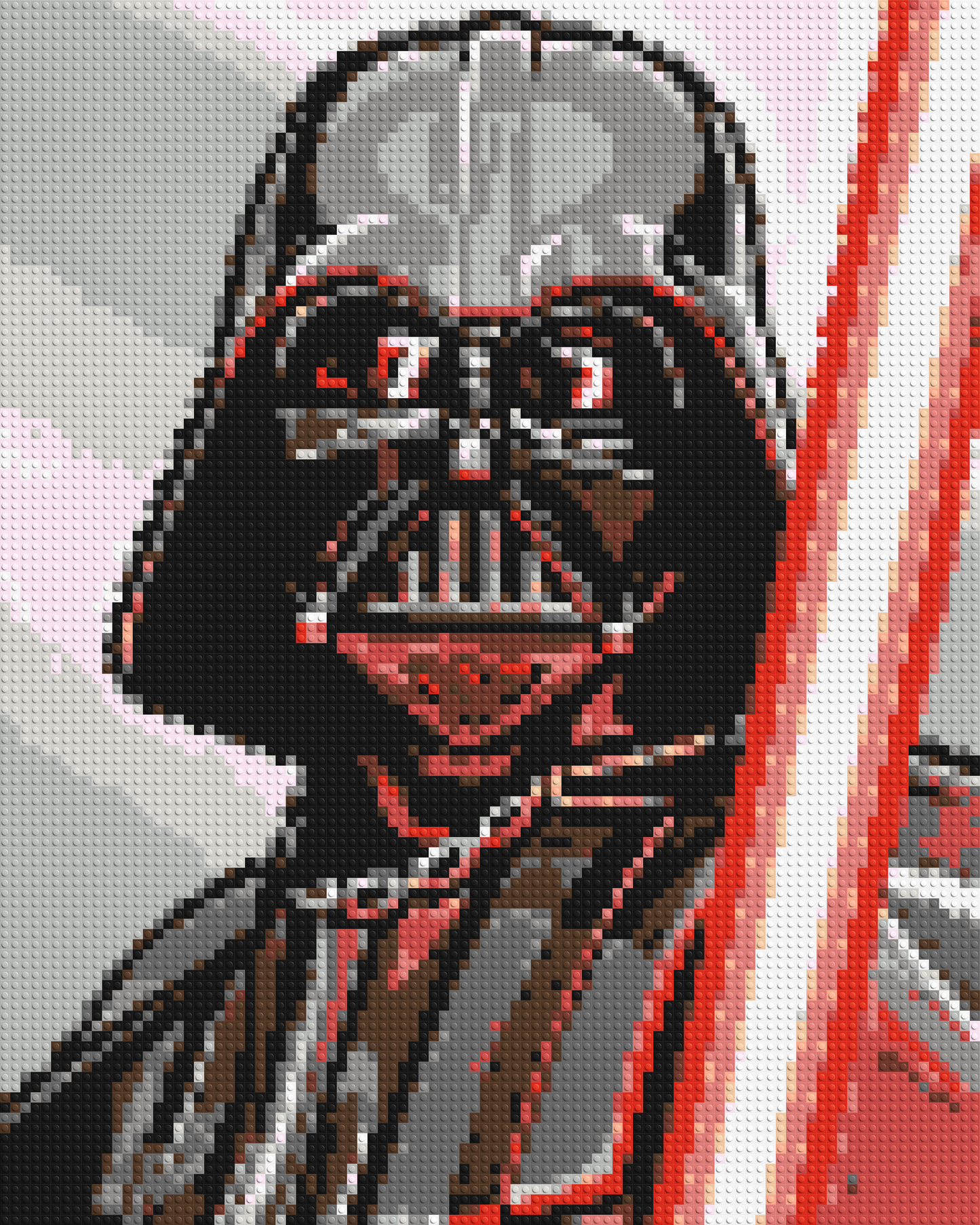Darth Vader - Brick Art Mosaic Kit 4x5 large