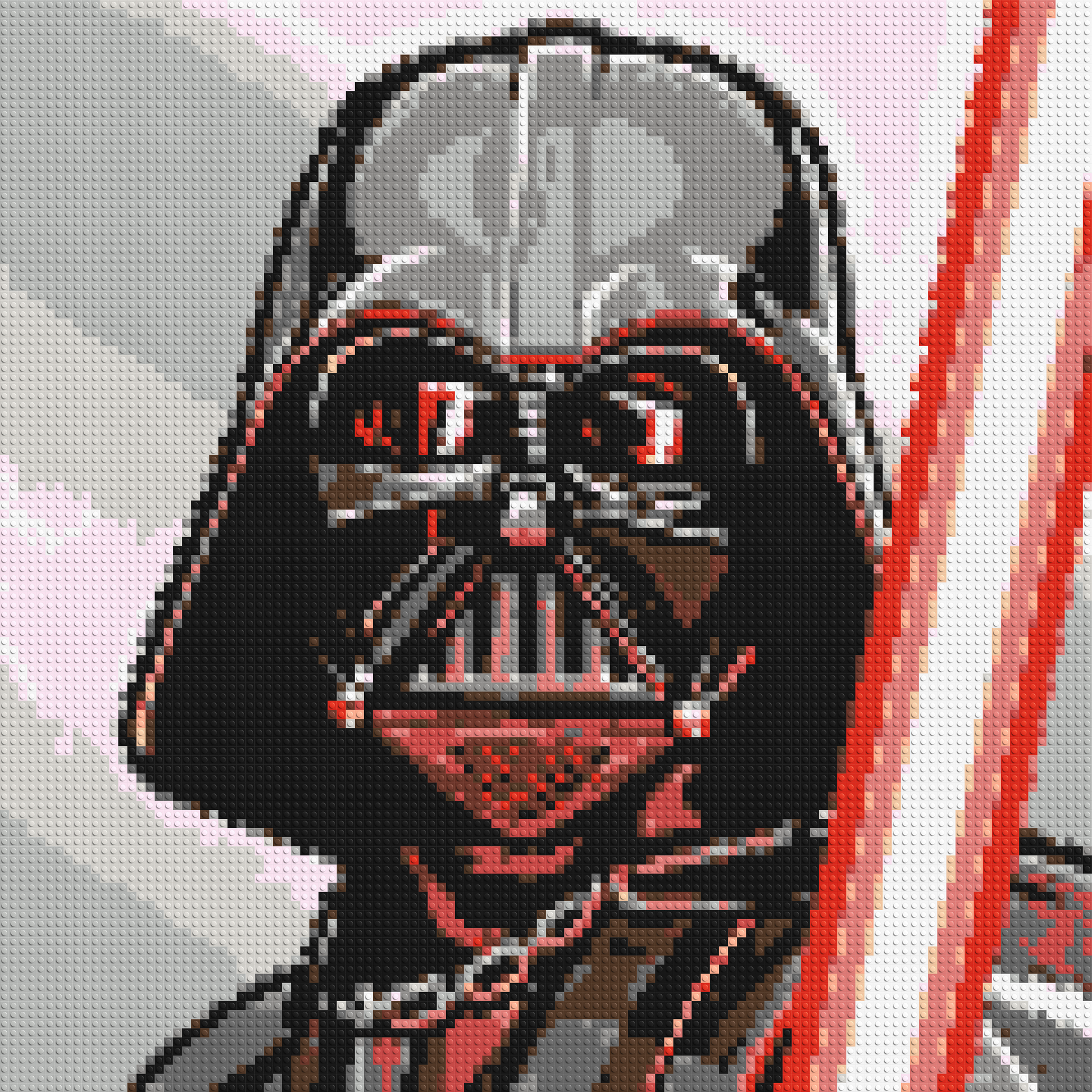 Darth Vader - Brick Art Mosaic Kit 5x5 large