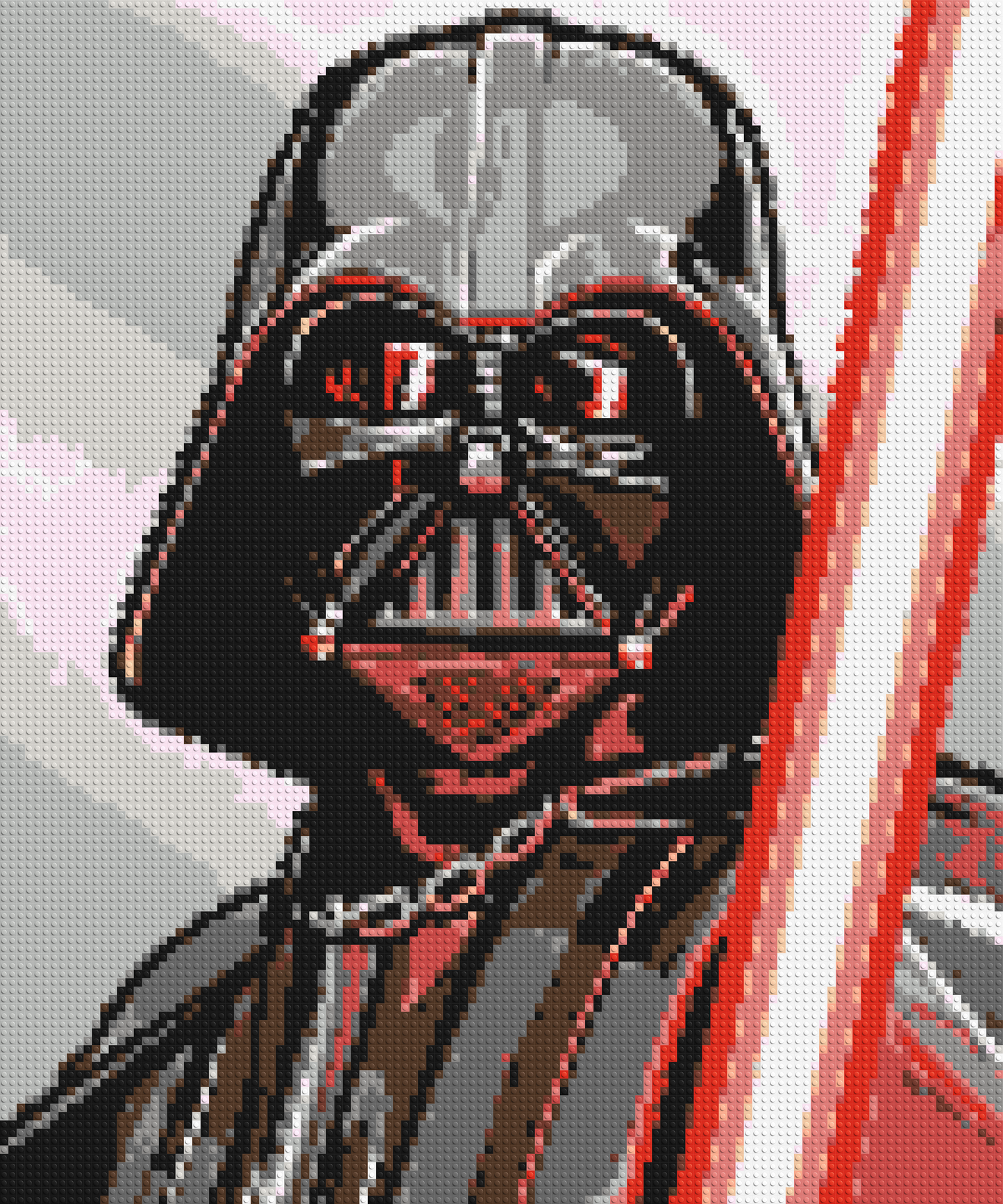 Darth Vader - Brick Art Mosaic Kit 5x6 large