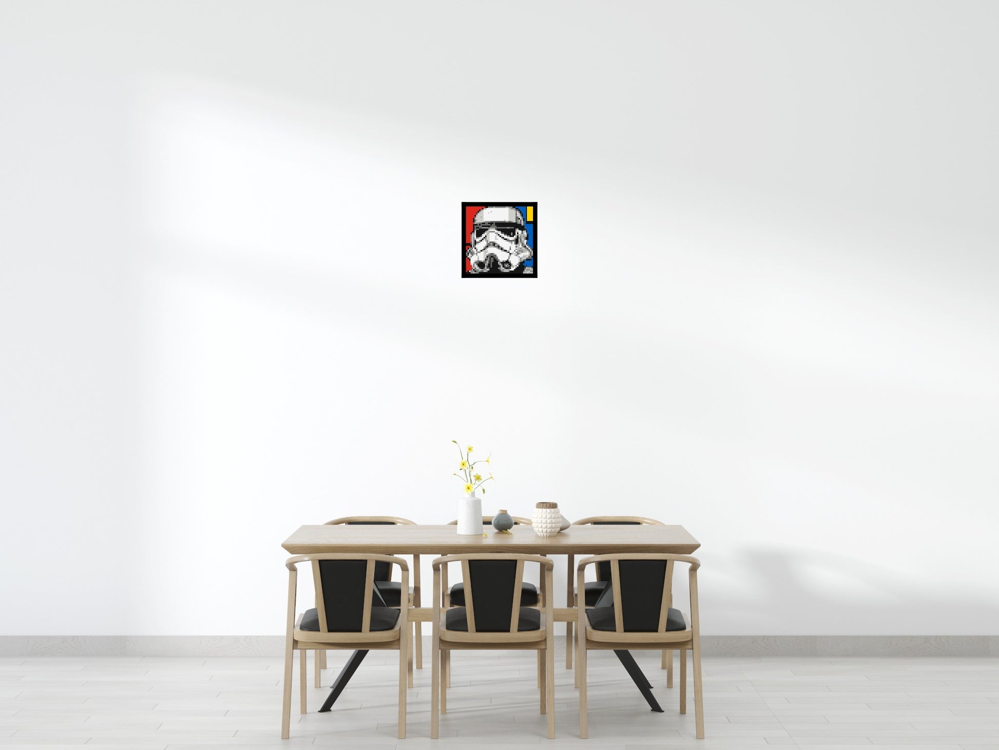 Stormtrooper - Brick Art Mosaic Kit 2x2 scene with frame