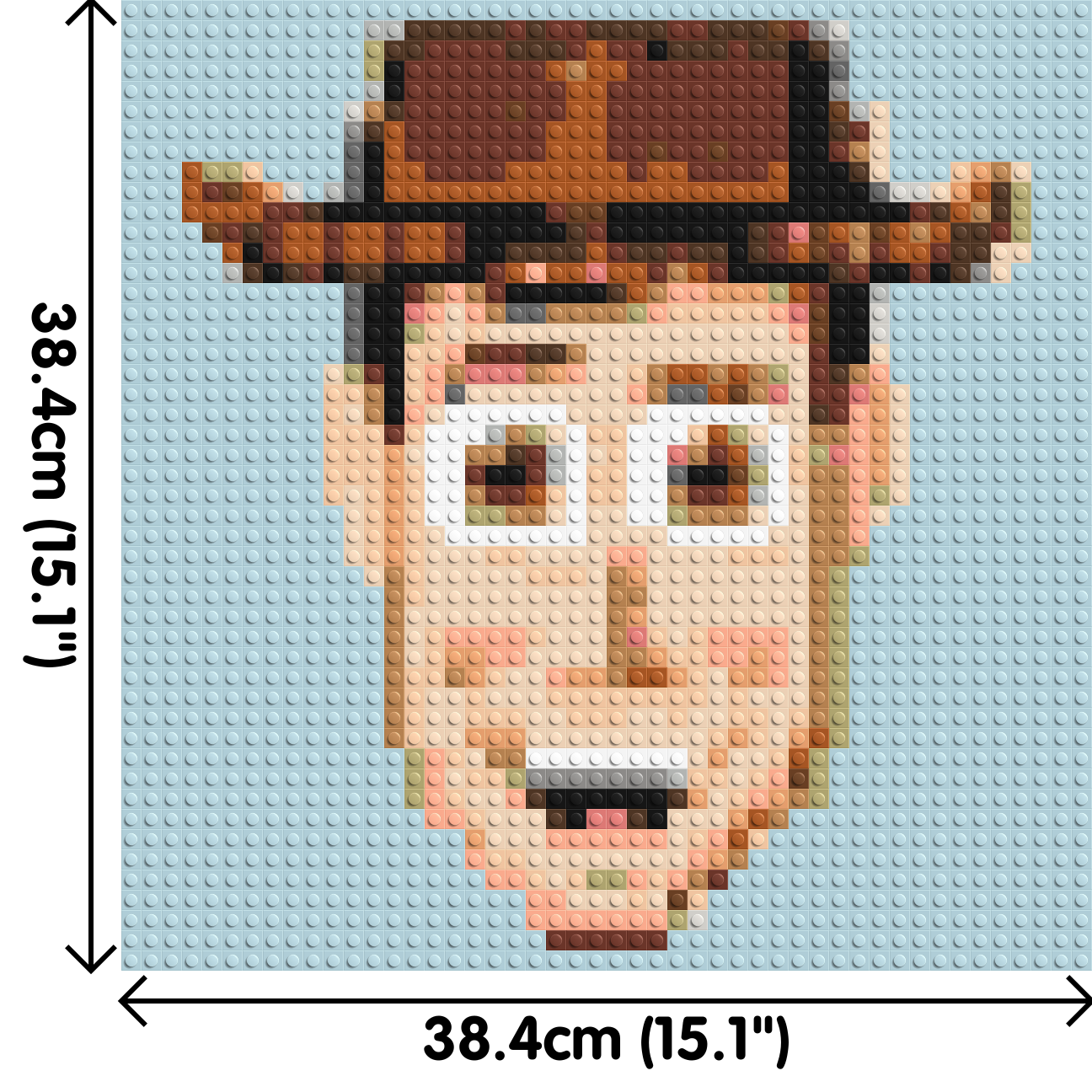 Sheriff Woody - Brick Art Mosaic Kit 2x2 large