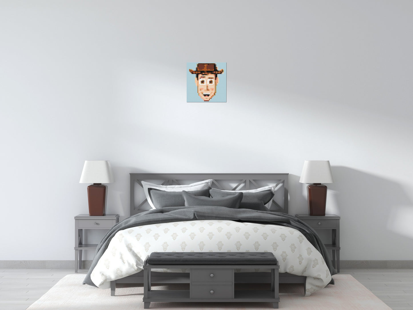 Sheriff Woody - Brick Art Mosaic Kit 2x2 large