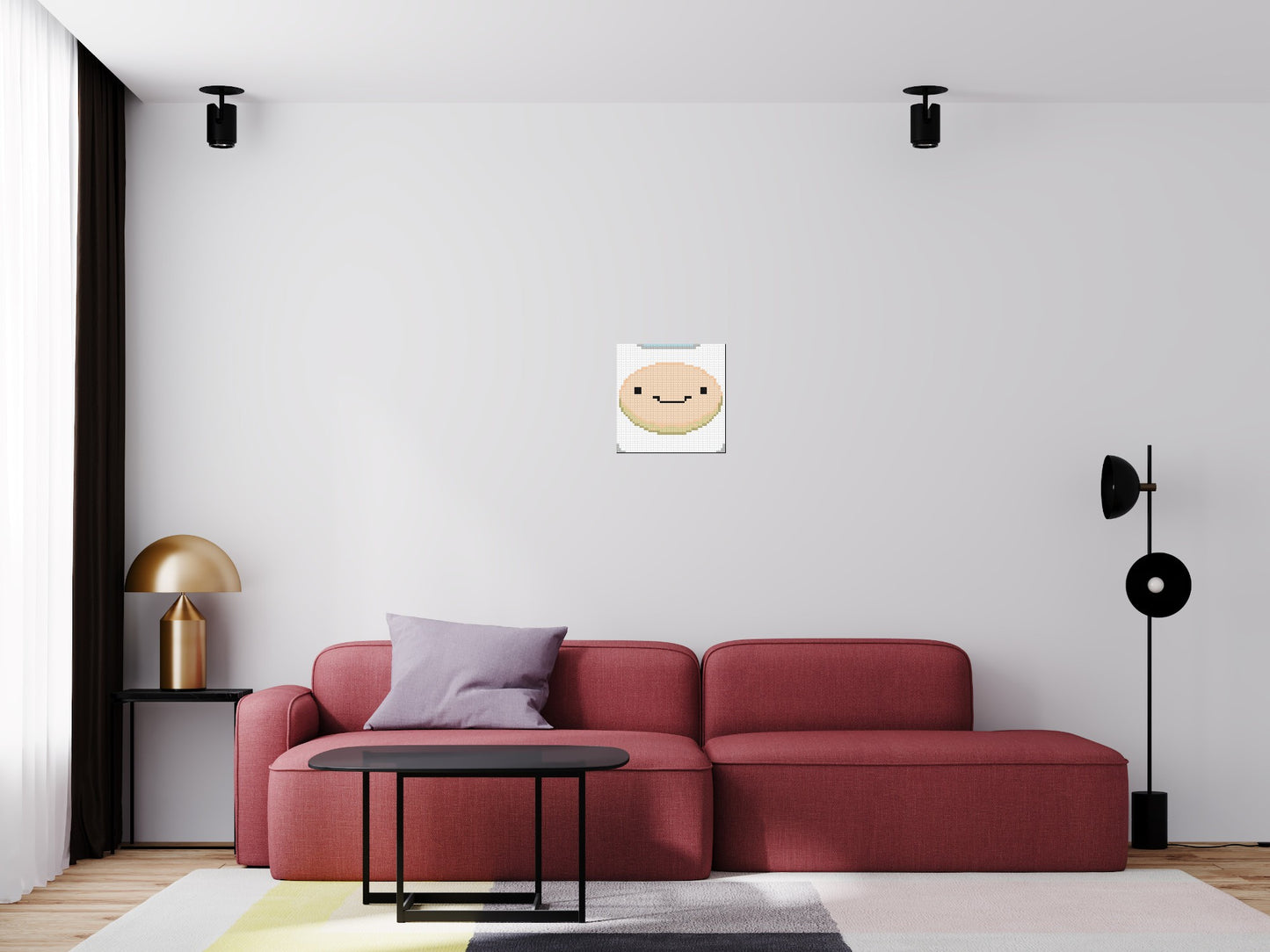 Finn the Human - Brick Art Mosaic Kit 2x2 large