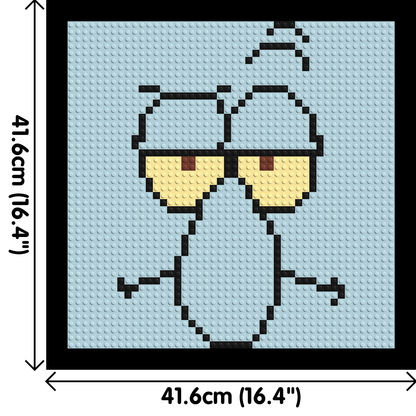 Squidward - Brick Art Mosaic Kit 2x2 large