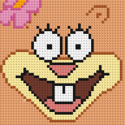 Sandy Cheeks - Brick Art Mosaic Kit 2x2 large