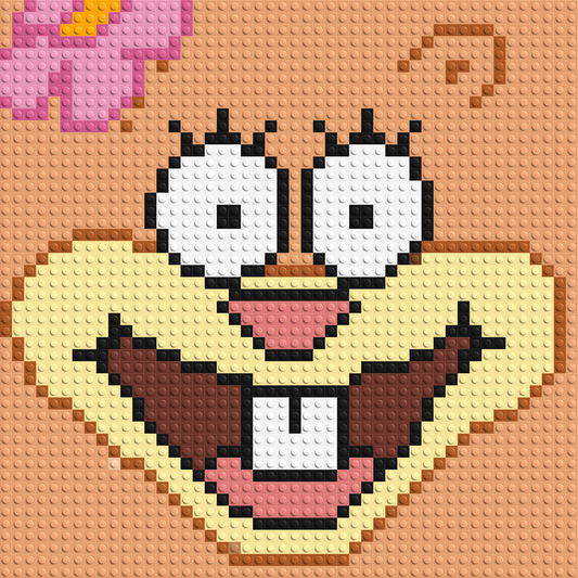 Sandy Cheeks - Brick Art Mosaic Kit 2x2 large