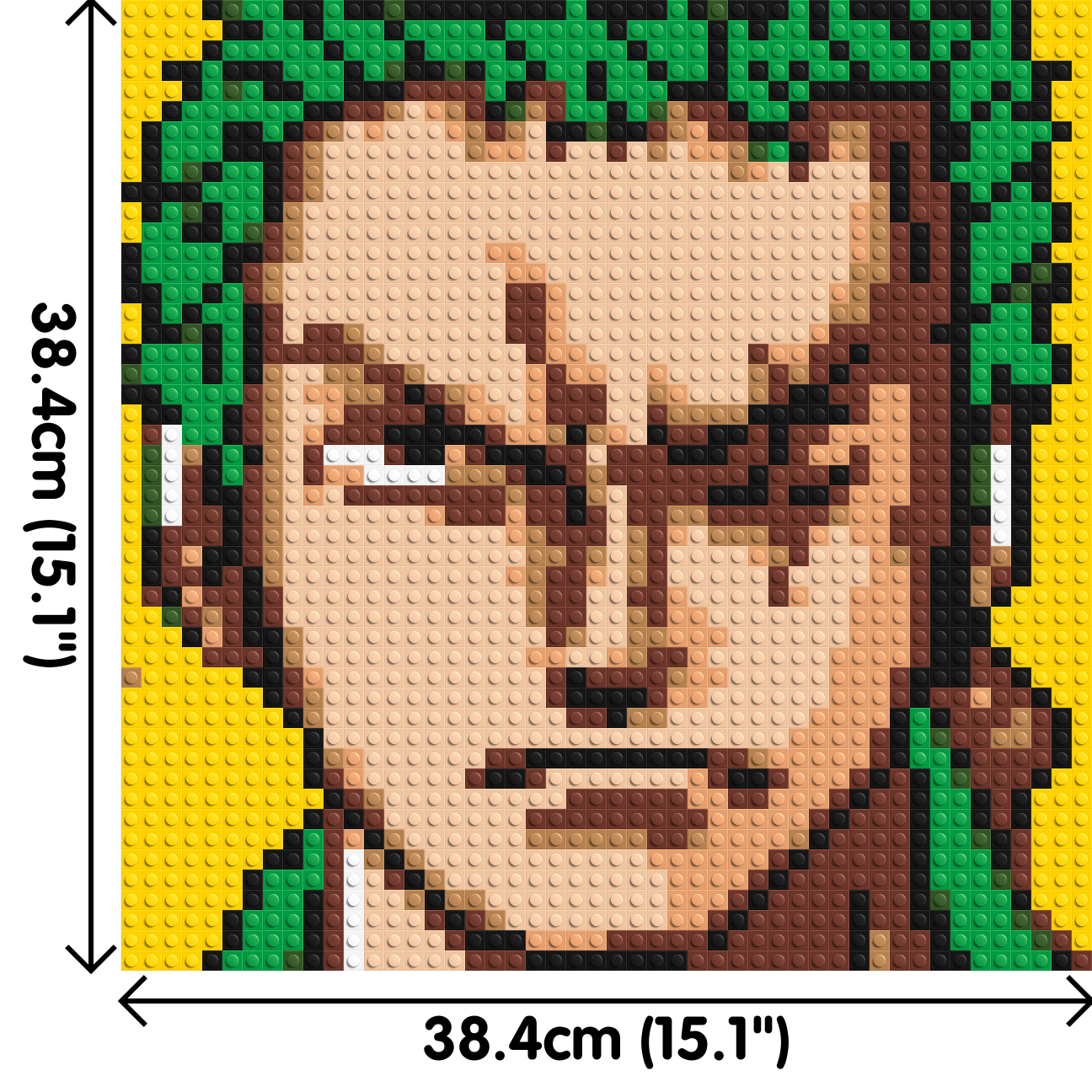 Roronoa Zoro (One Piece) - Brick Art Mosaic Kit 2x2 large