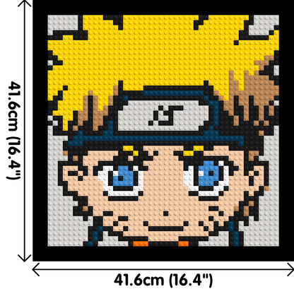 Naruto Uzumaki - Brick Art Mosaic Kit 2x2 large
