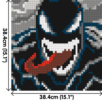 Venom - Brick Art Mosaic Kit 2x2 large