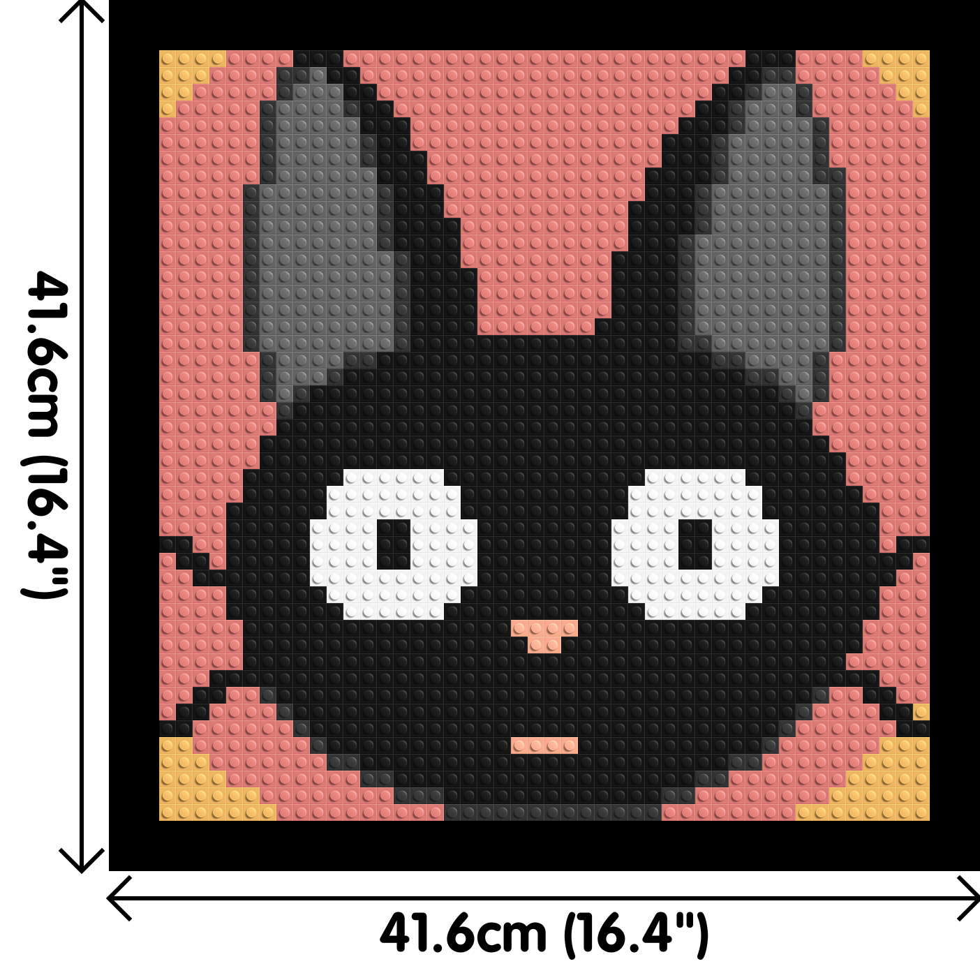 Jiji (Ghibli) - Brick Art Mosaic Kit  2x2 large
