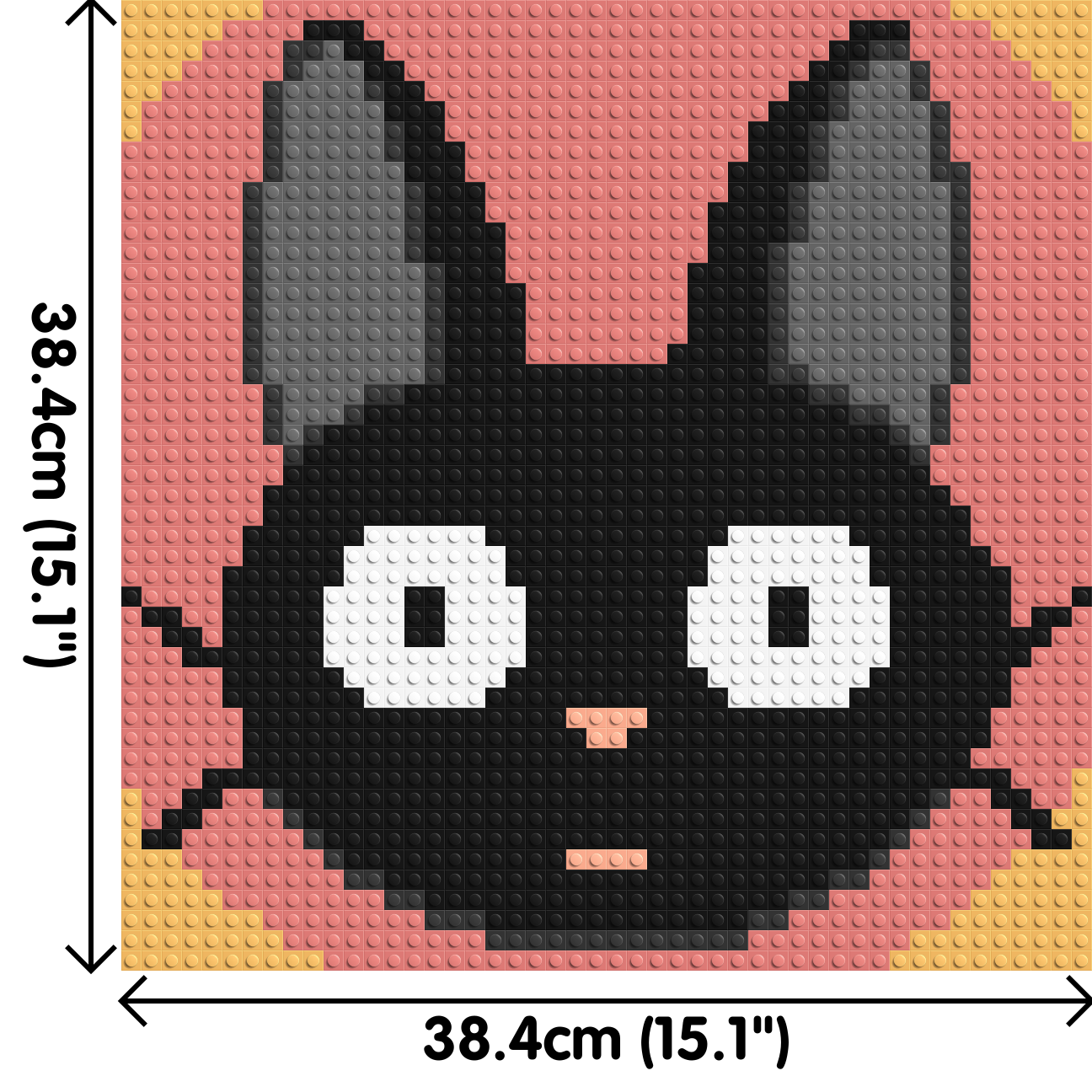 Jiji (Ghibli) - Brick Art Mosaic Kit  2x2 dimensions