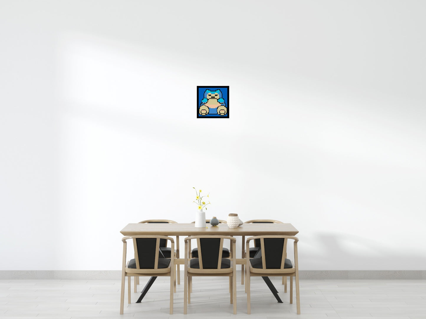 Snorlax Pixel Art - Brick Art Mosaic Kit 2x2 large