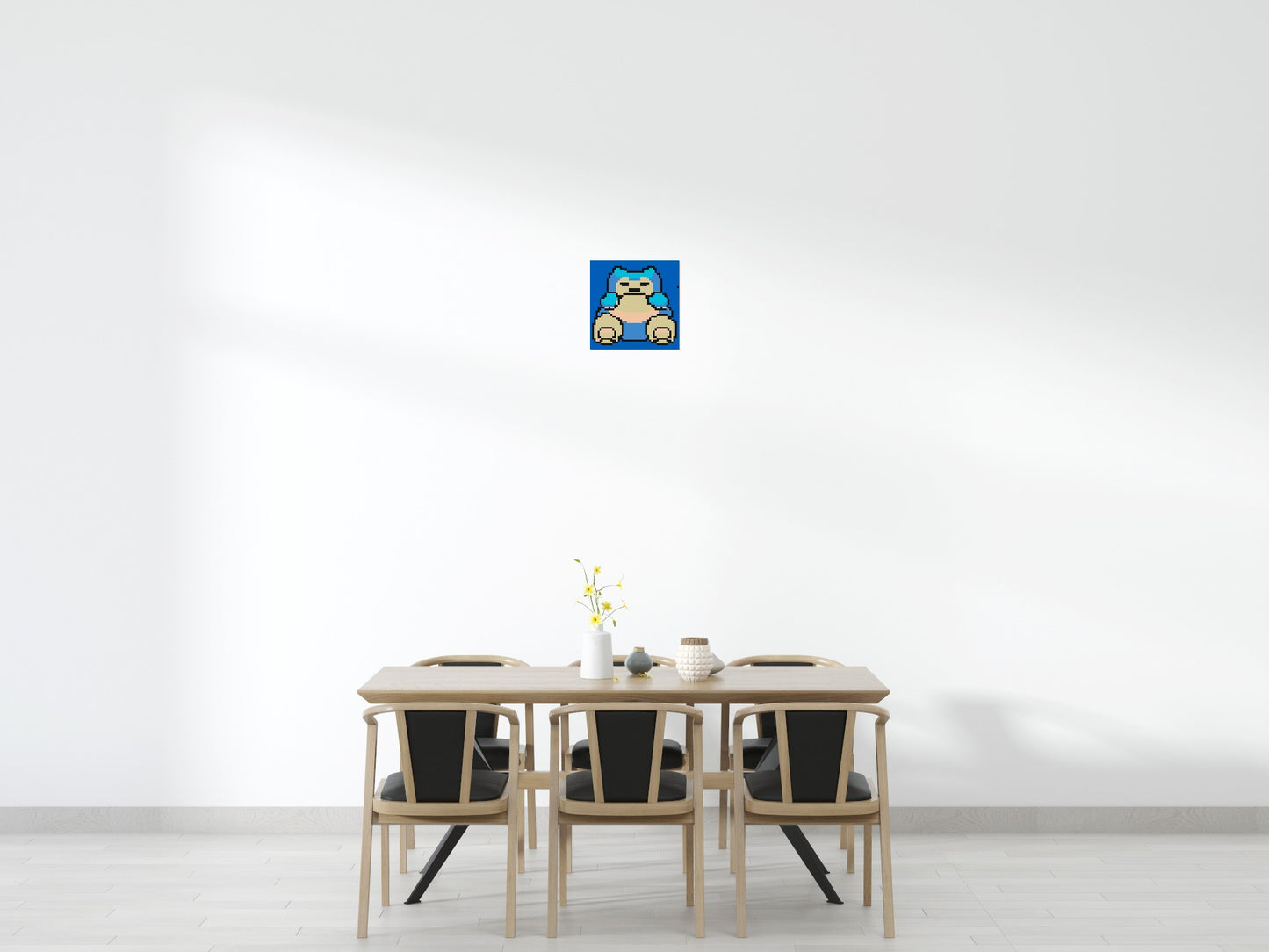 Snorlax Pixel Art - Brick Art Mosaic Kit 2x2 large