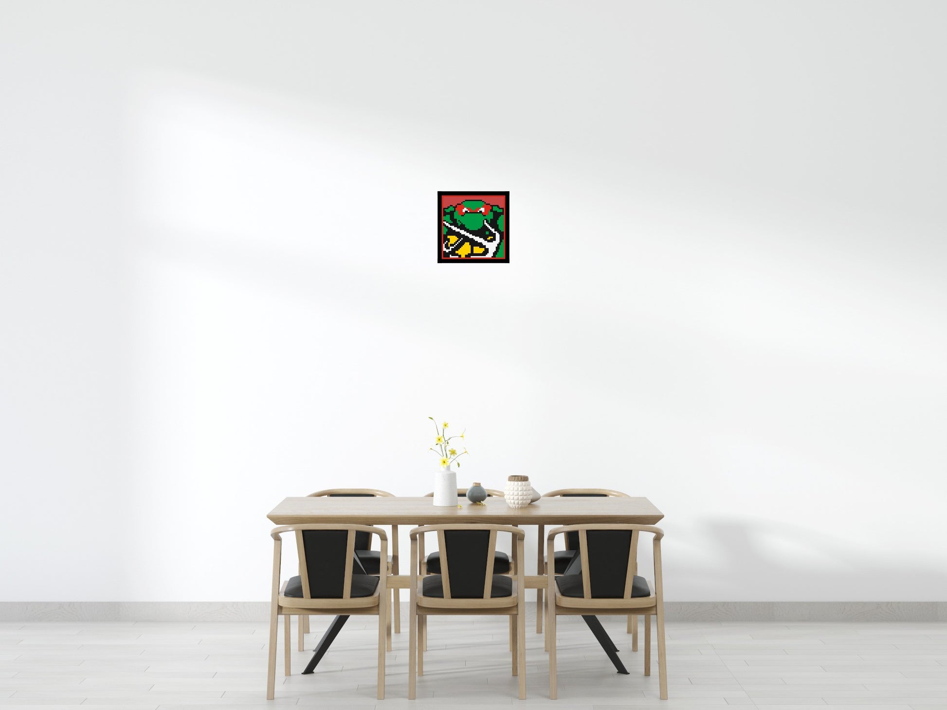 Raphael (TMNT)  - Brick Art Mosaic Kit 2x2 scene with frame