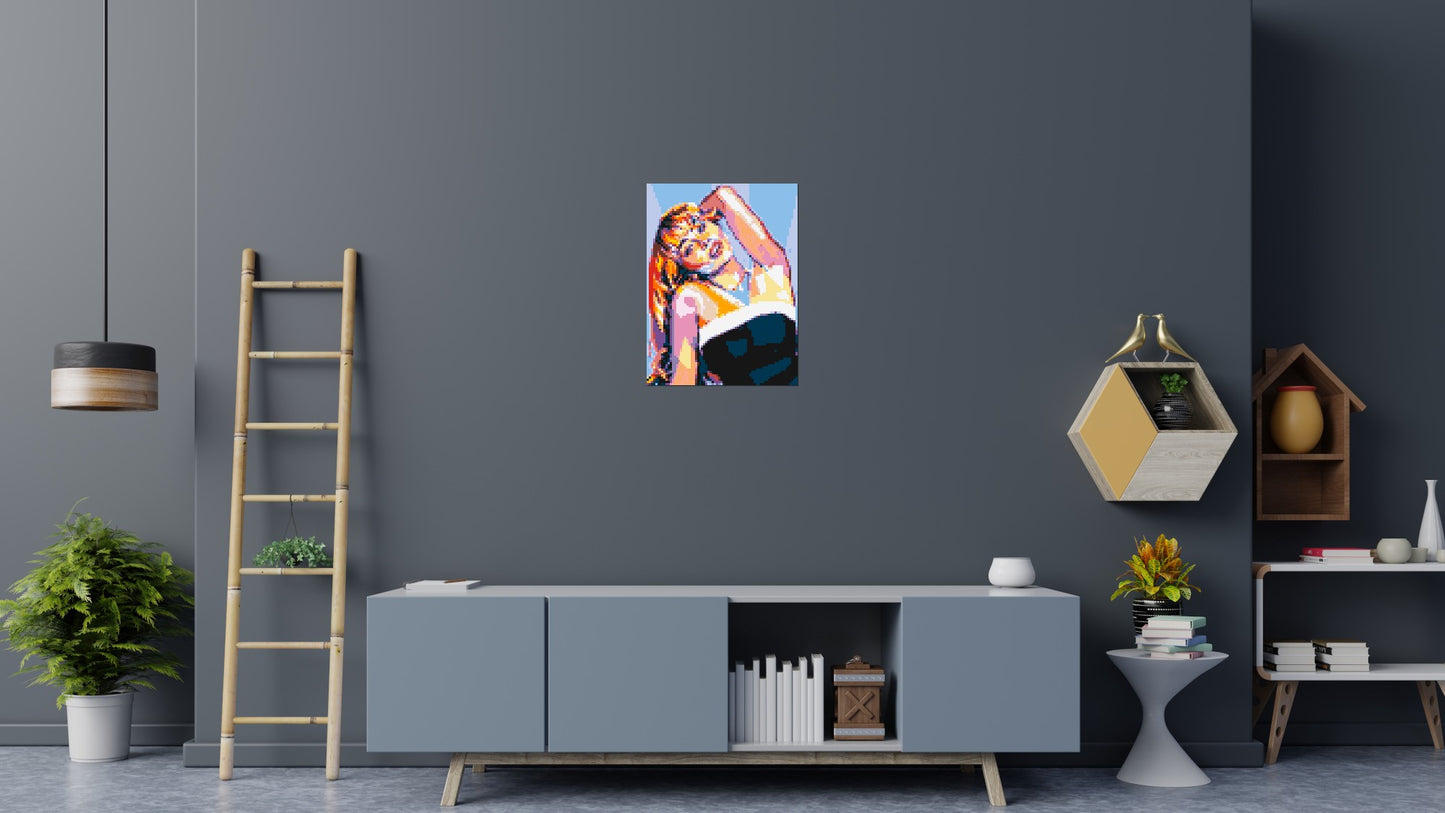 Sabrina Carpenter - Brick Art Mosaic Kit 3x4 large