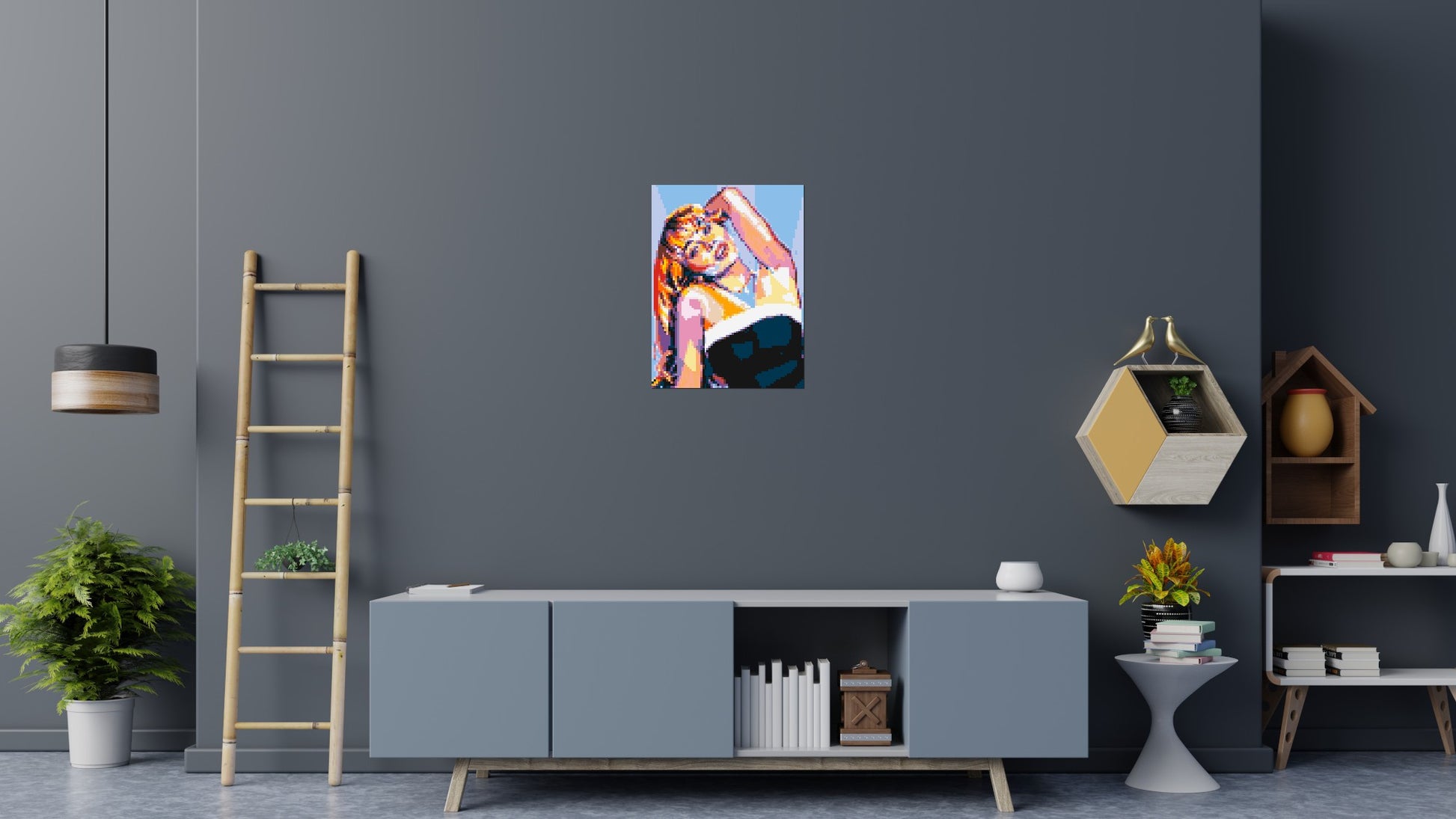 Sabrina Carpenter - Brick Art Mosaic Kit 3x4 scene