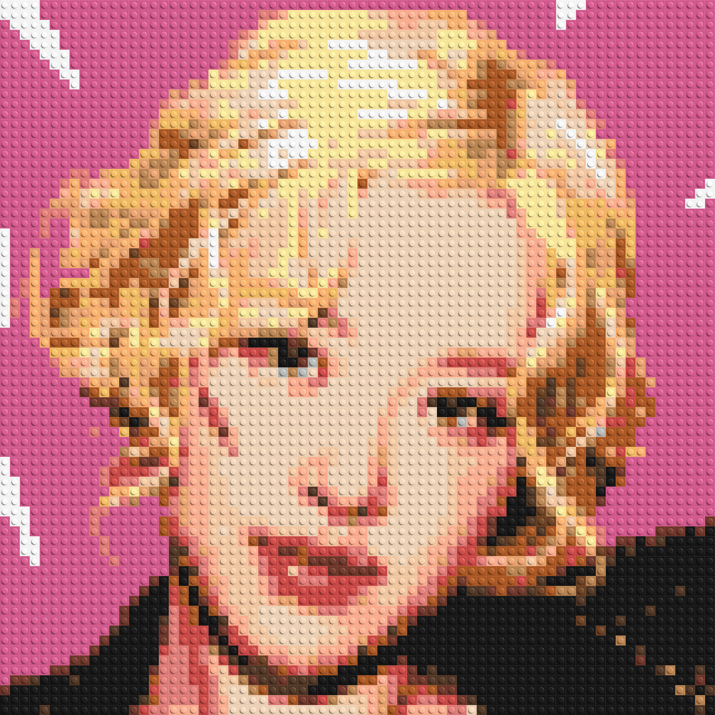 Rosé - Brick Art Mosaic Kit 3x3 large