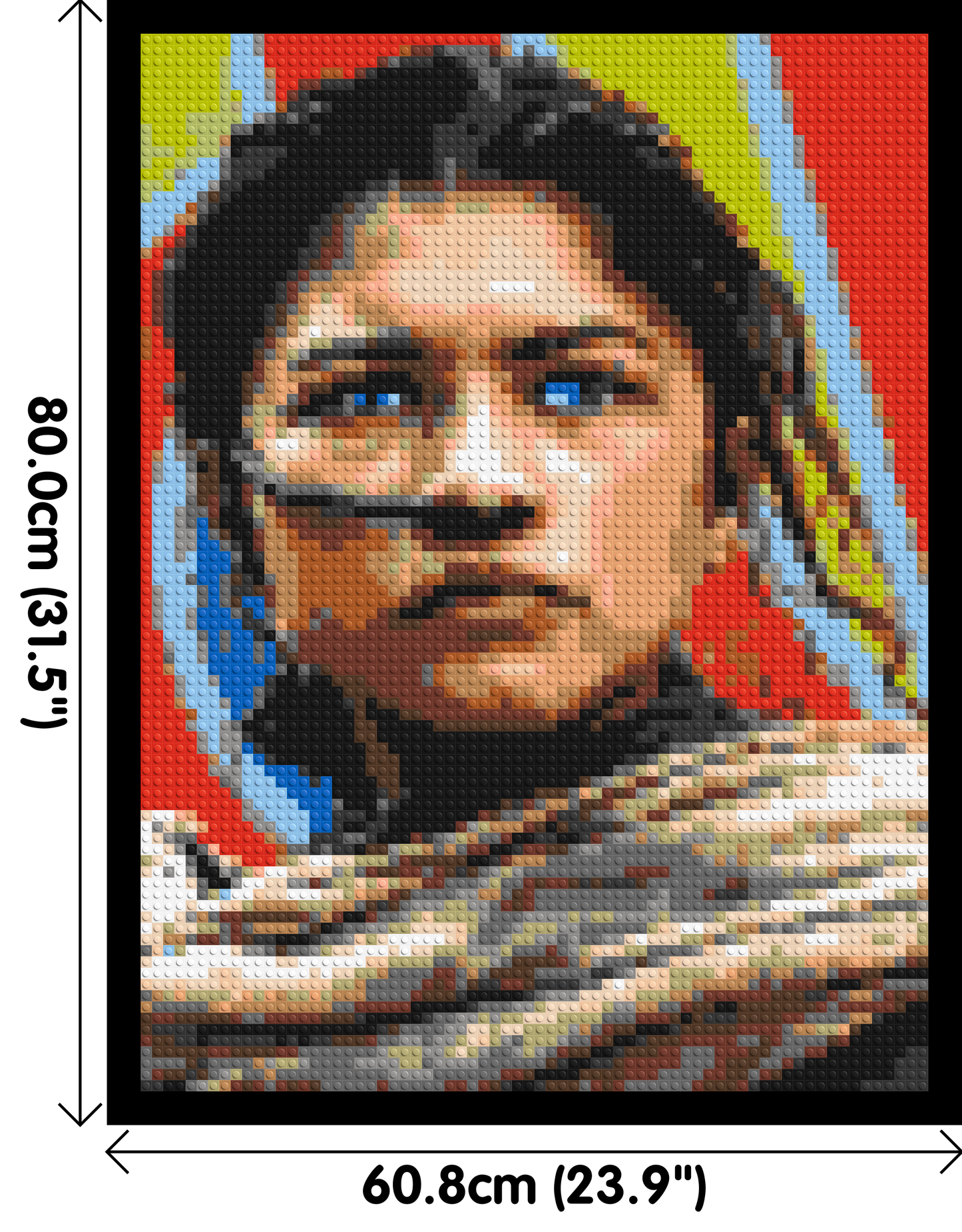 Zendaya as Chani (Dune) - Brick Art Mosaic Kit 3x4 large