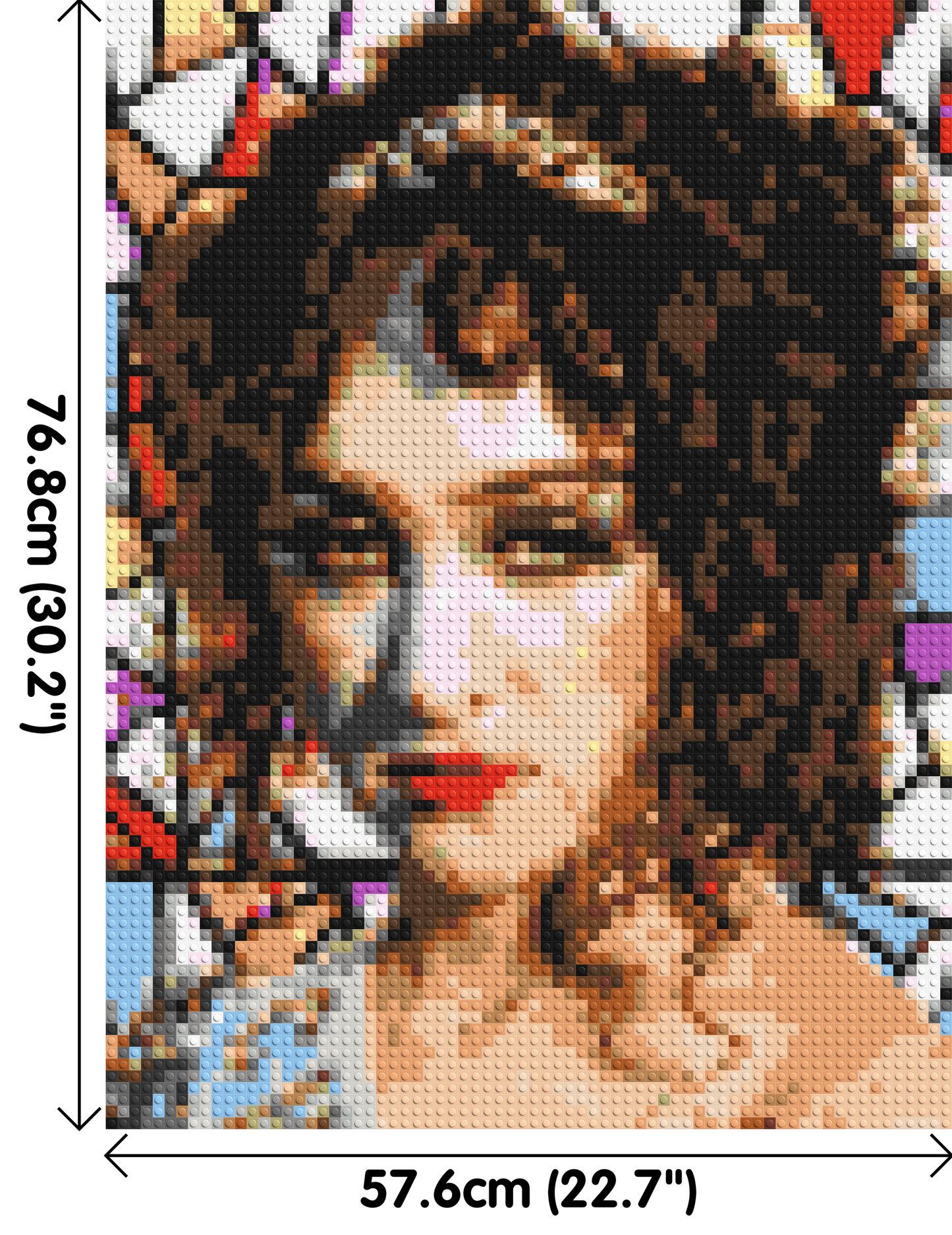 Chapell Roan - Brick Art Mosaic Kit 3x4 large