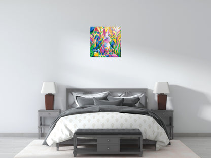 Colourful Bunny - Brick Art Mosaic Kit 3x3 large