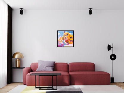 House in Candyland - Brick Art Mosaic Kit 3x3 large