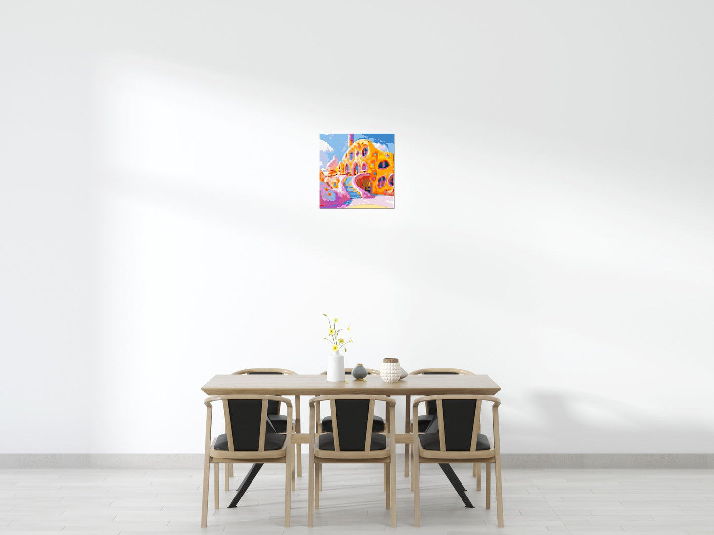 House in Candyland - Brick Art Mosaic Kit 3x3 large