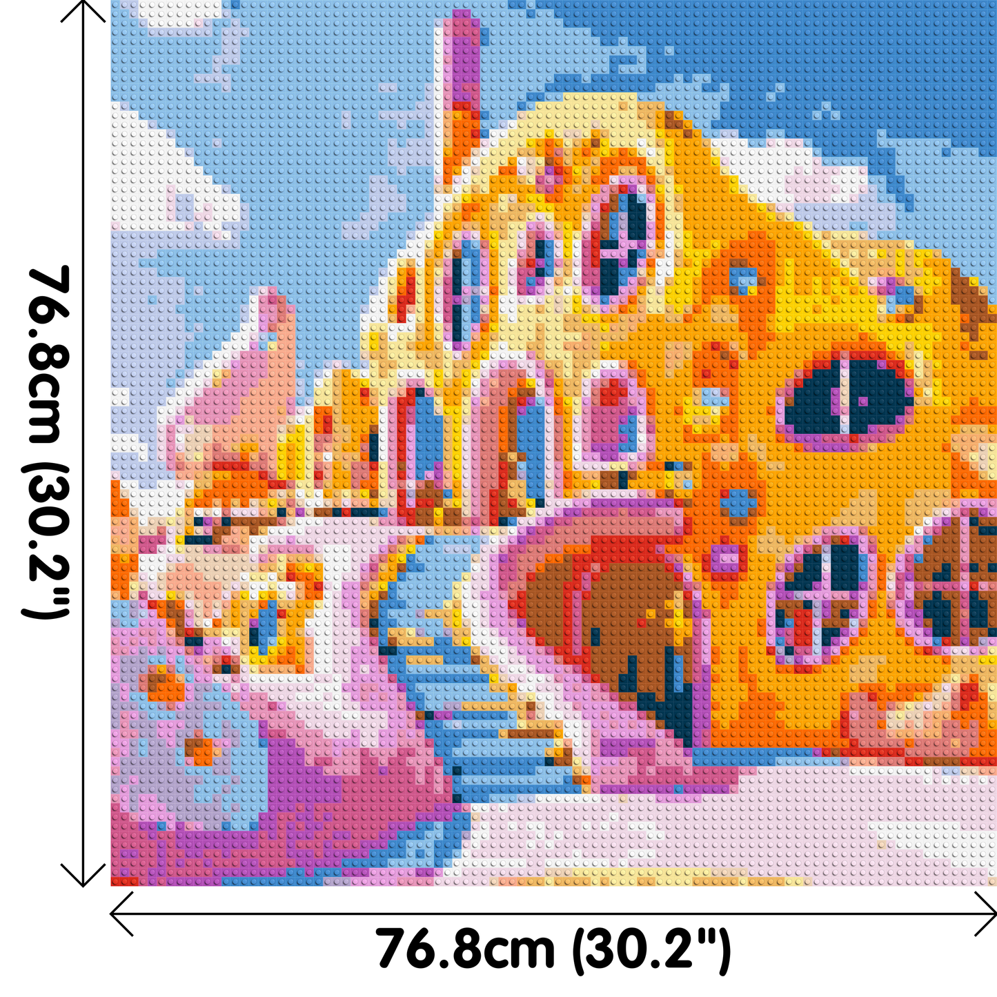 House in Candyland - Brick Art Mosaic Kit 4x4 large