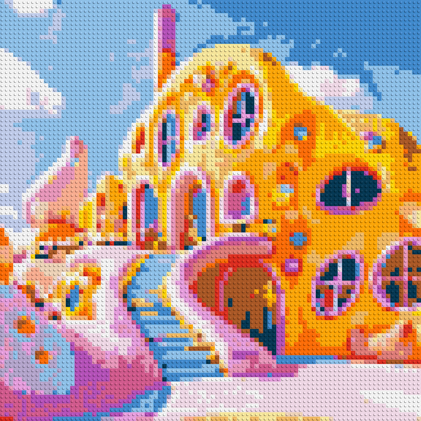 House in Candyland - Brick Art Mosaic Kit 4x4 large