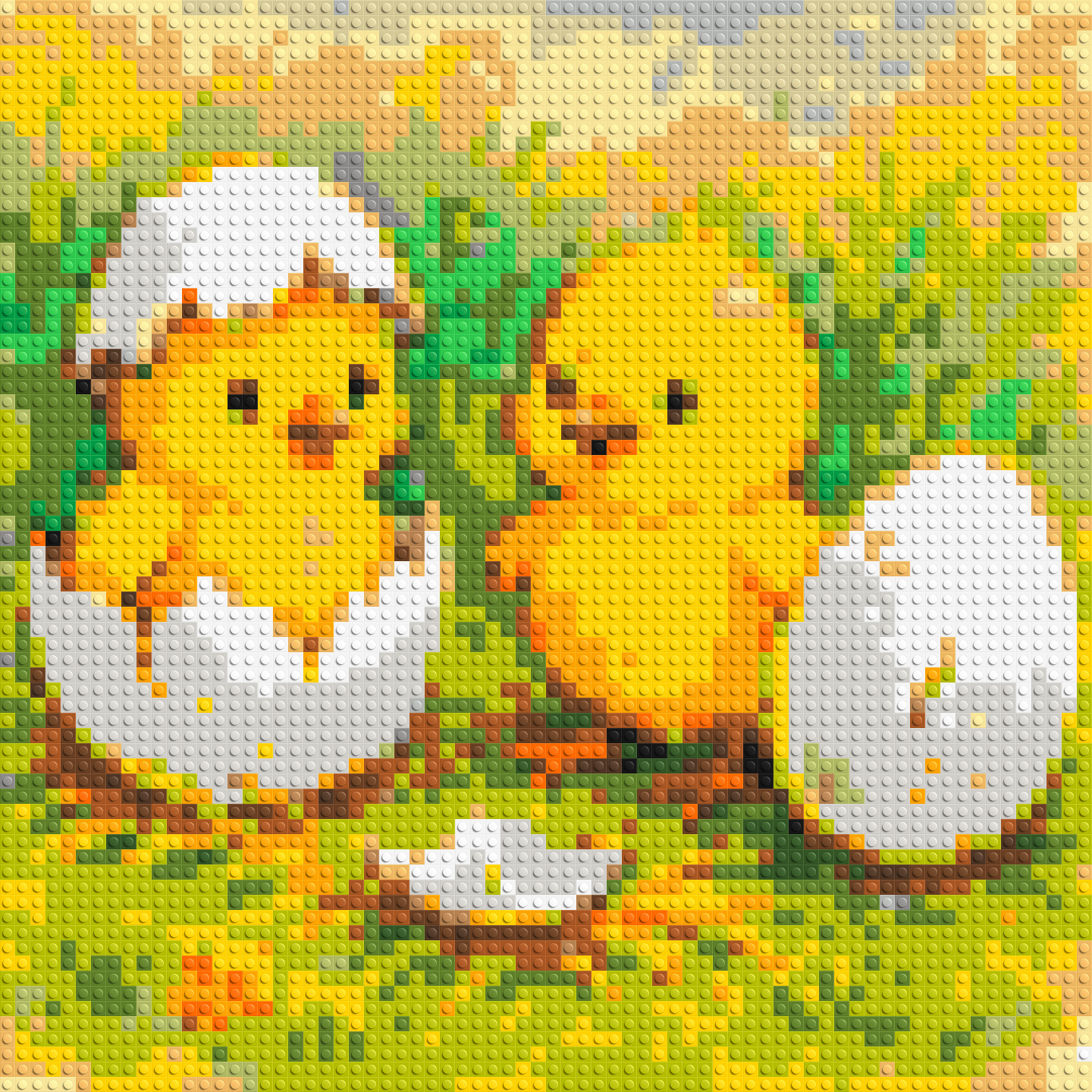 Hatching Chicks - Brick Art Mosaic Kit 3x3 large