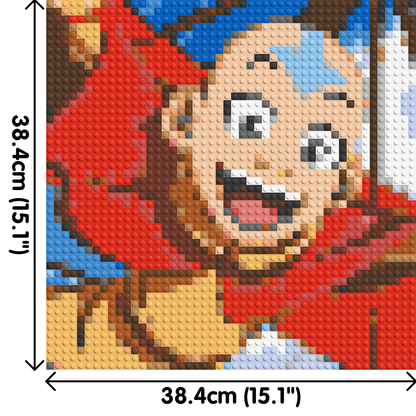 Avatar Aang - Brick Art Mosaic Kit 2x2 large
