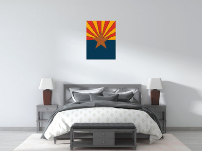 Arzona State Flag - Brick Art Mosaic Kit 3x4 large