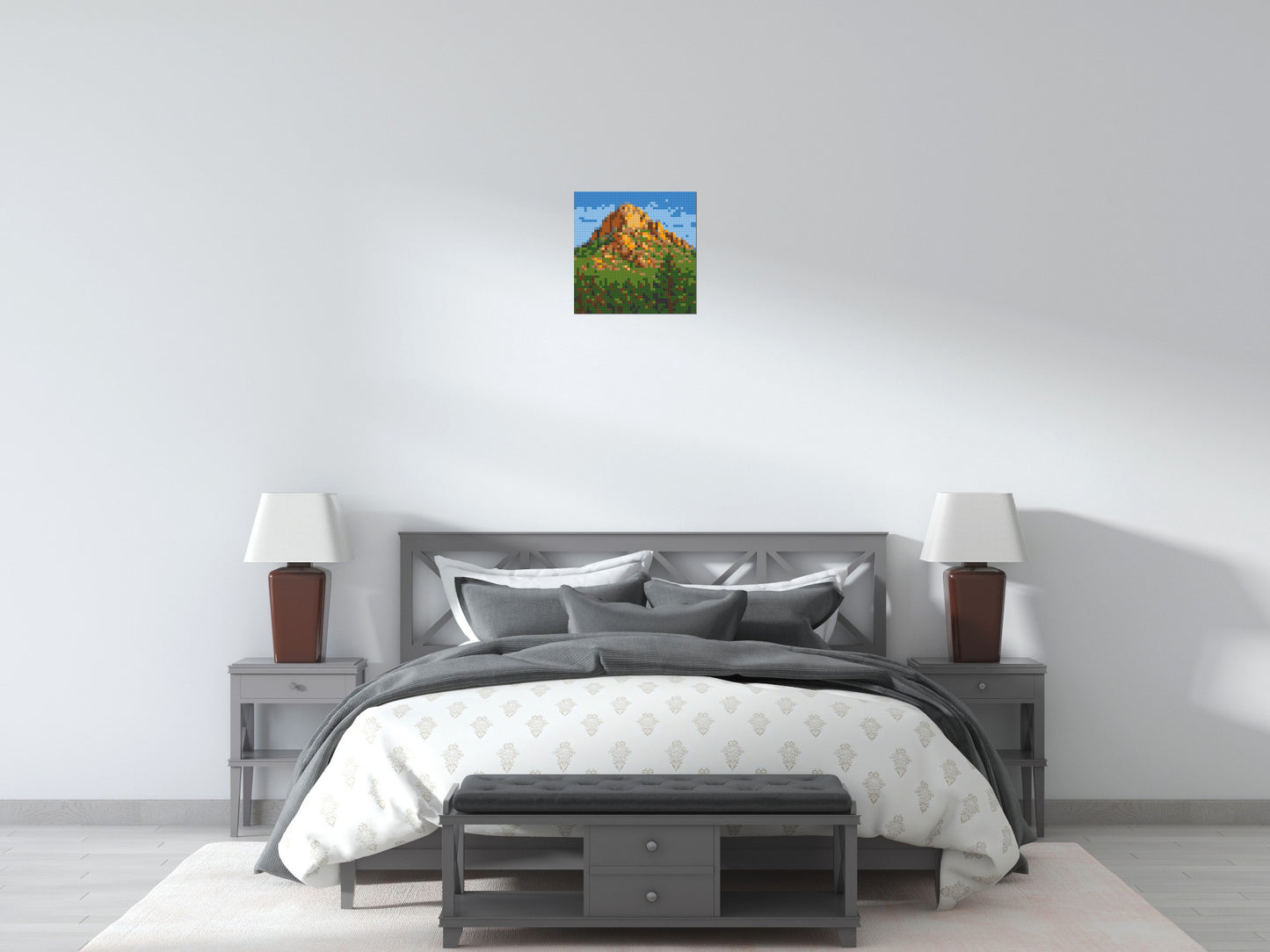 Mountain Landscape - Brick Art Mosaic Kit  2x2 large