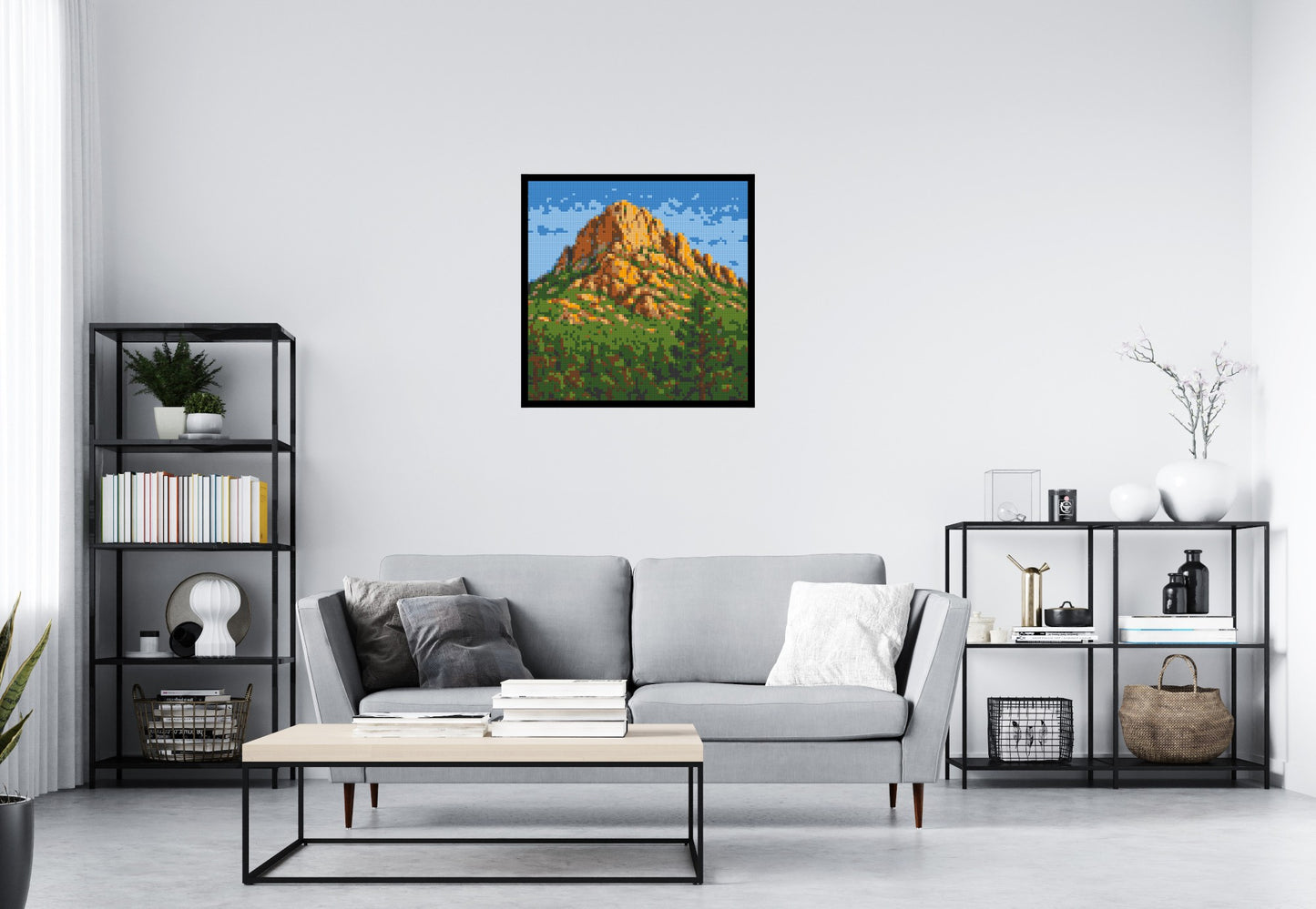 Mountain Landscape - Brick Art Mosaic Kit  4x4 large