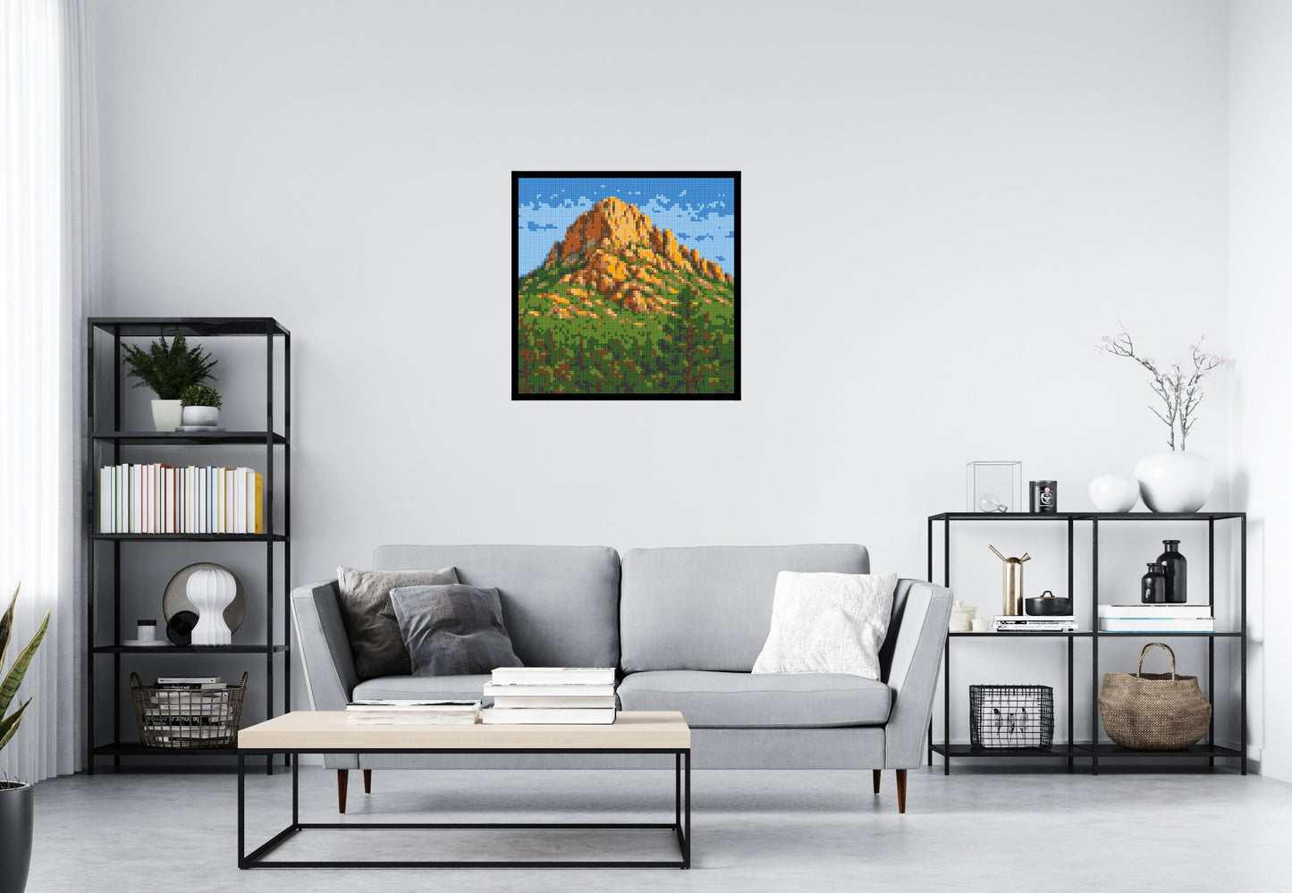 Mountain Landscape - Brick Art Mosaic Kit  4x4 large