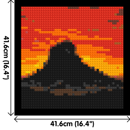 Arizona Landscape #3 - Brick Art Mosaic Kit 2x2 large