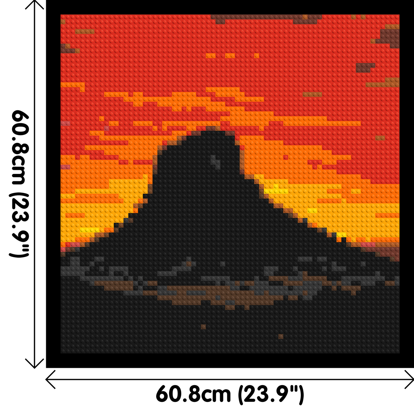 Arizona Landscape #3 - Brick Art Mosaic Kit 3x3 large