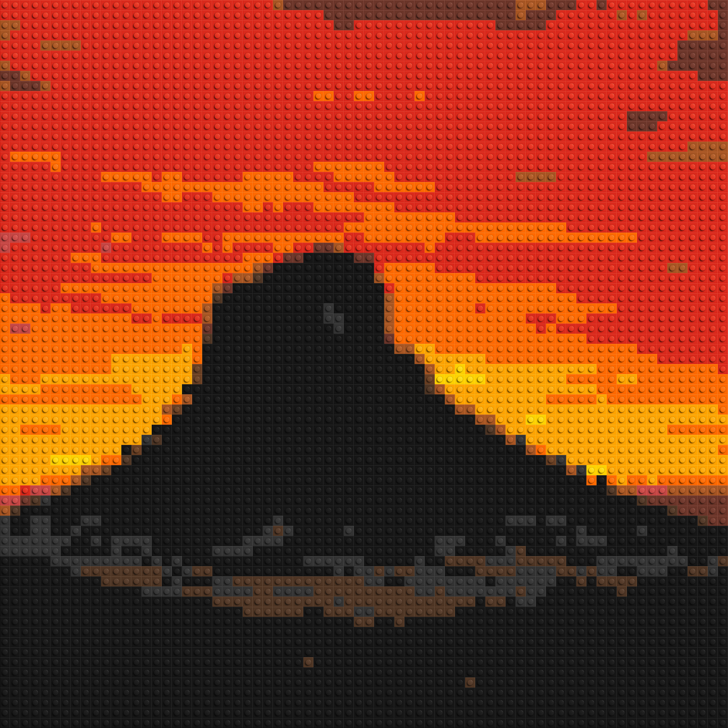 Arizona Landscape #3 - Brick Art Mosaic Kit 3x3 large