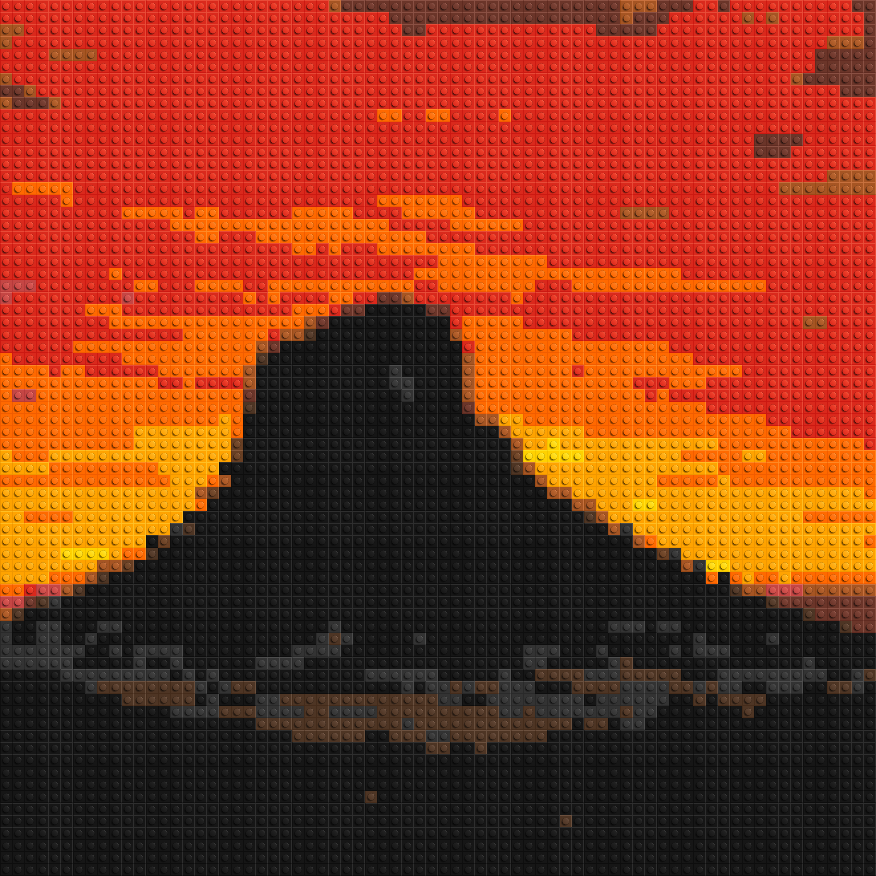 Arizona Landscape #3 - Brick Art Mosaic Kit 3x3 large