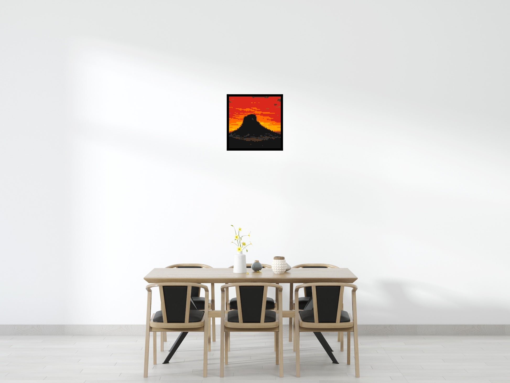 Arizona Landscape #3 - Brick Art Mosaic Kit 3x3 scene with frame