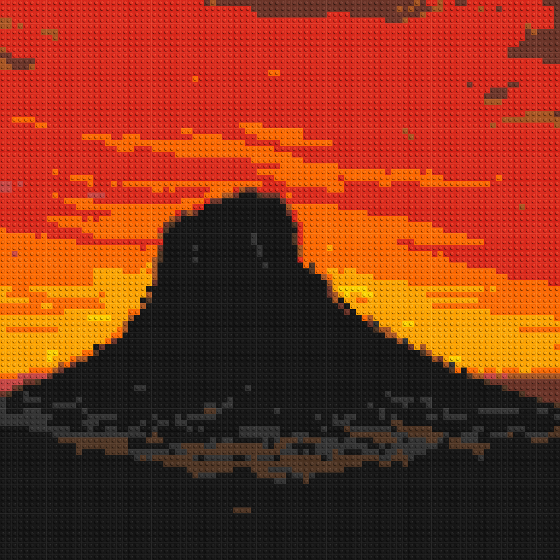 Arizona Landscape #3 - Brick Art Mosaic Kit 4x4 large