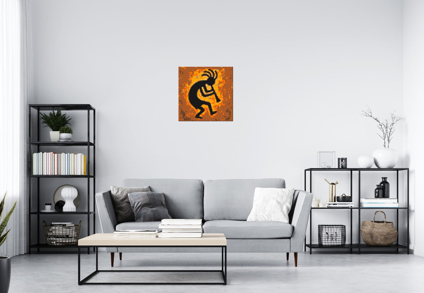 Kokopelli - Brick Art Mosaic Kit 3x3 large