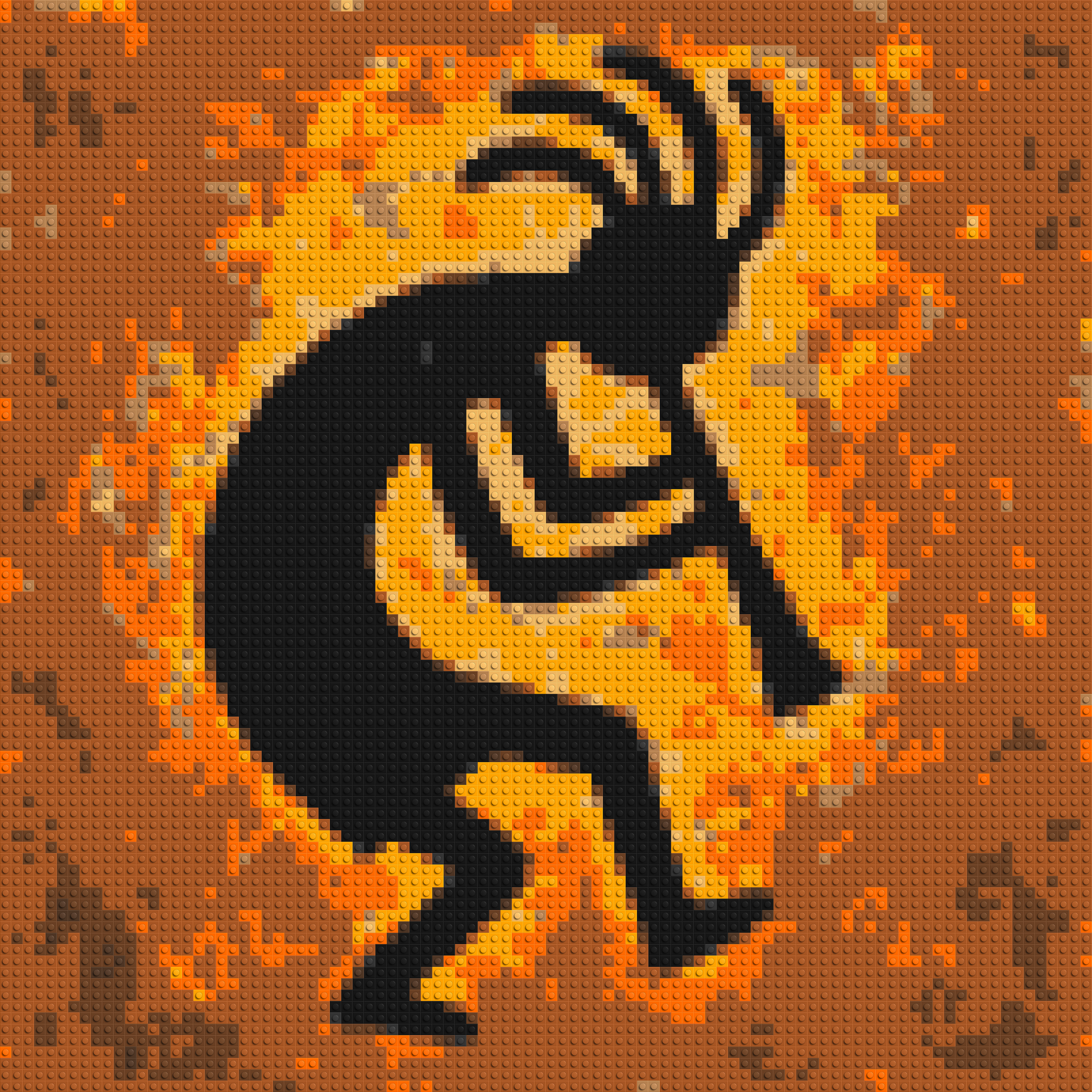 Kokopelli - Brick Art Mosaic Kit 4x4 large
