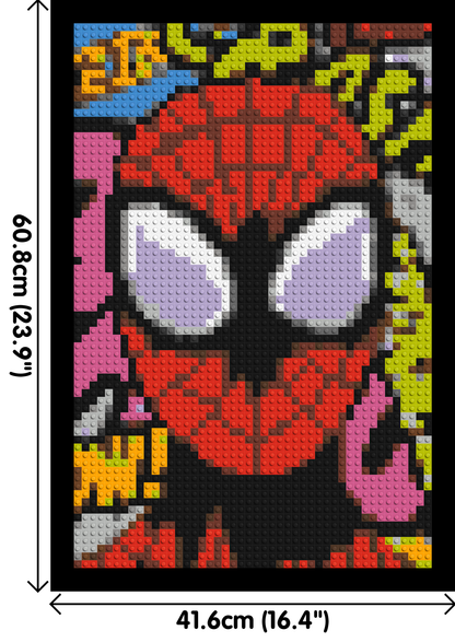 Spider-Man - Brick Art Mosaic Kit 2x3 large