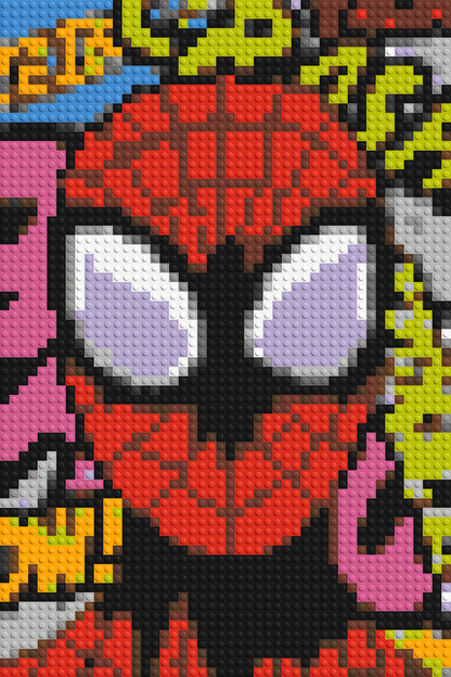 Spider-Man - Brick Art Mosaic Kit 2x3 large