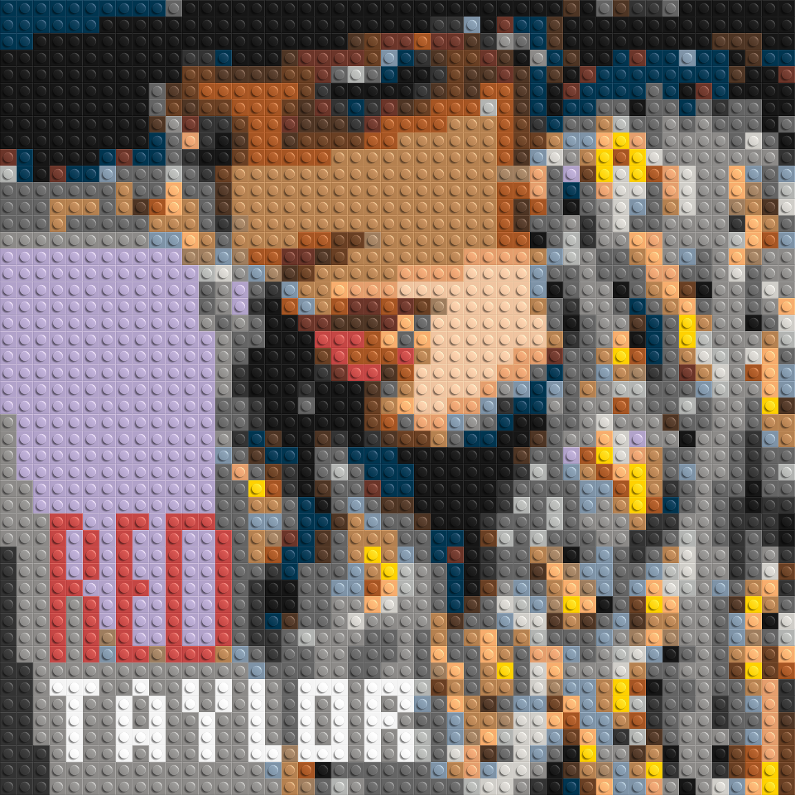 Taylor Swift (RED) - Brick Art Mosaic Kit 2x2 large
