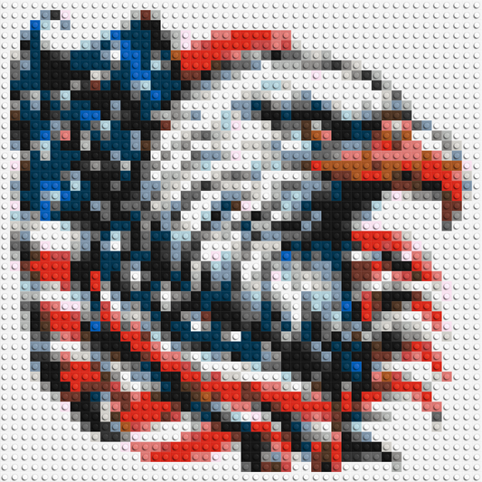 Bald Eagle - Brick Art Mosaic Kit 2x2 large