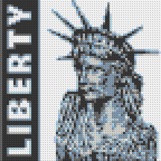 Statue of Liberty - Brick Art Mosaic Kit 3x3 large