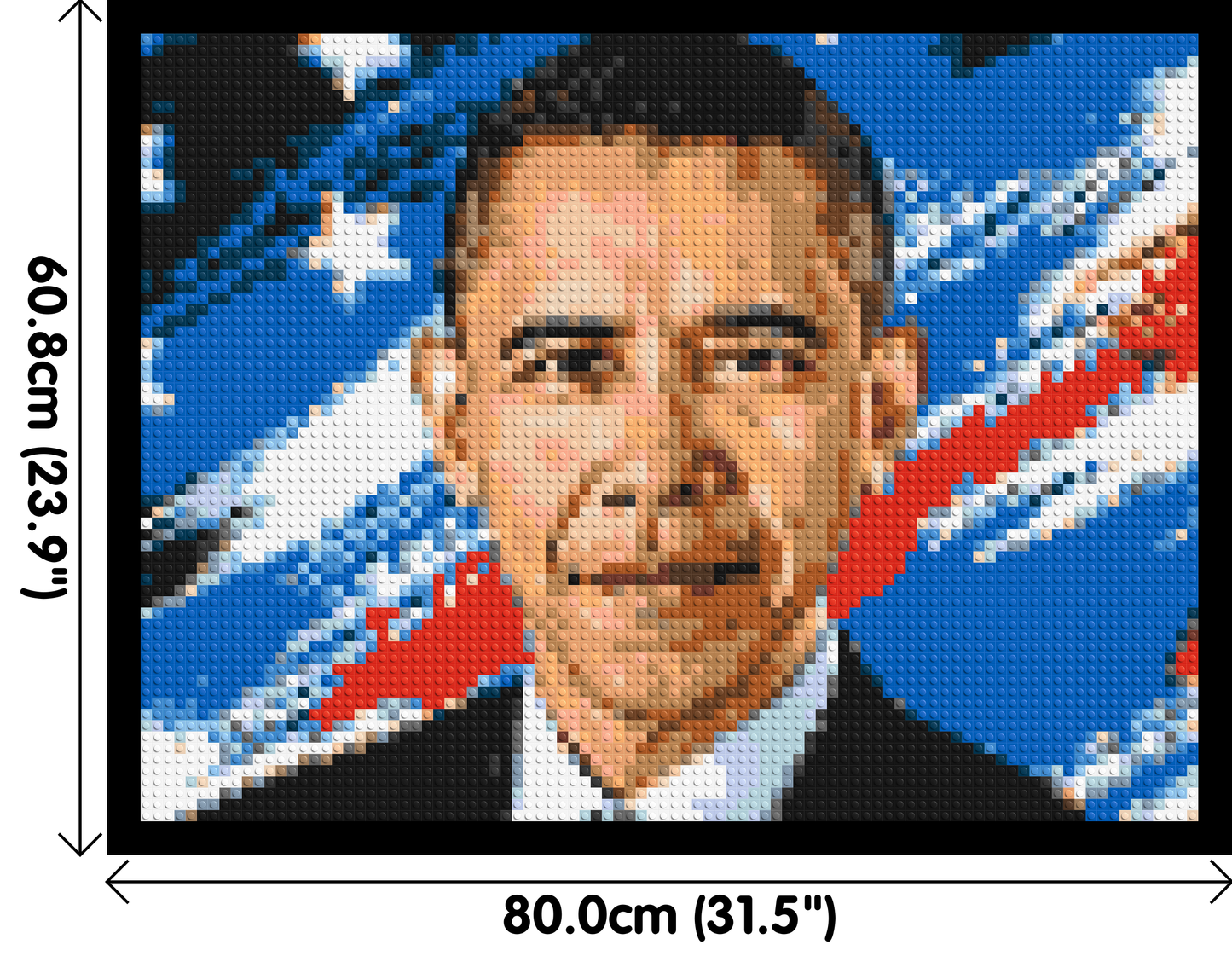 Barack Obama - Brick Art Mosaic Kit 4x3 large